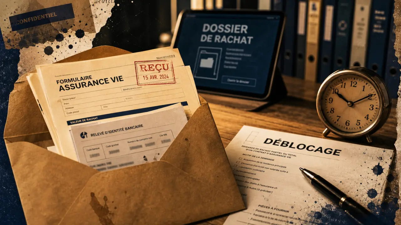Assurance vie déblocage : documents et procédure de rachat