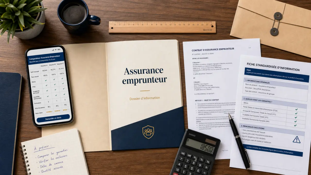 Prêt assurance : comparer l’assurance emprunteur