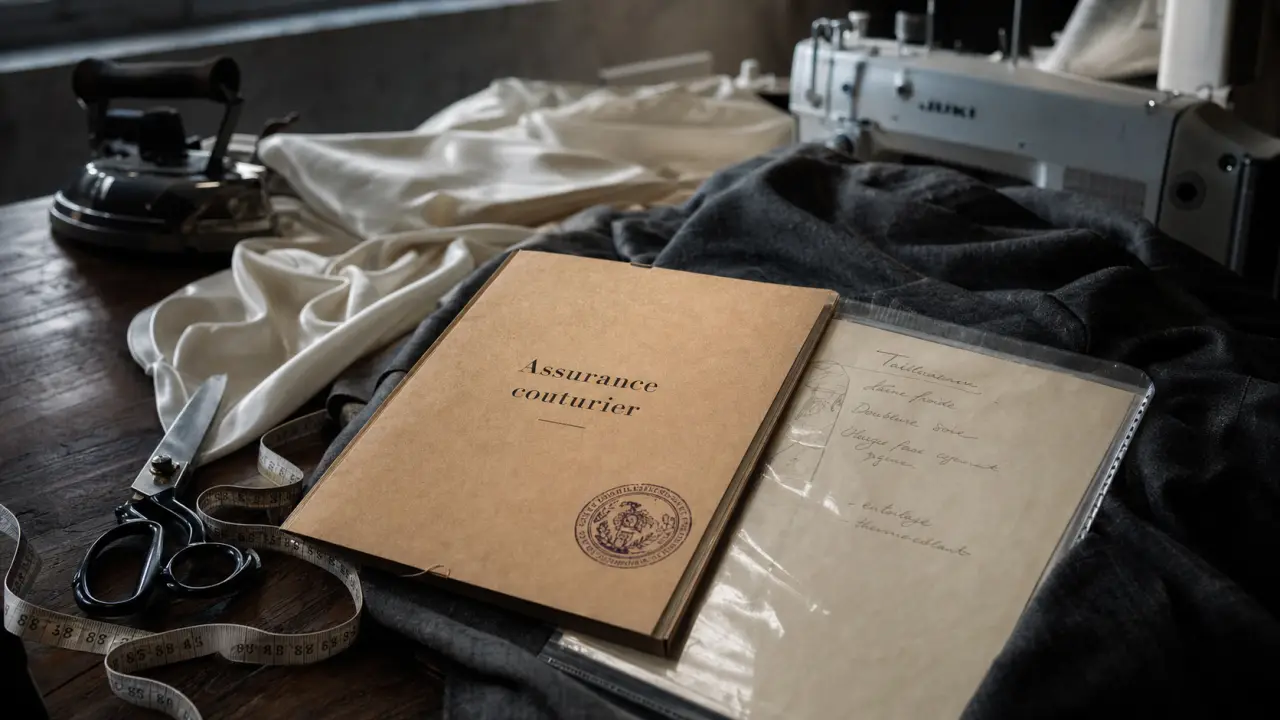 Assurance couturier pour atelier, machines et biens confiés