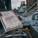 Assurance couvreur : attestation décennale froissée sur chantier
