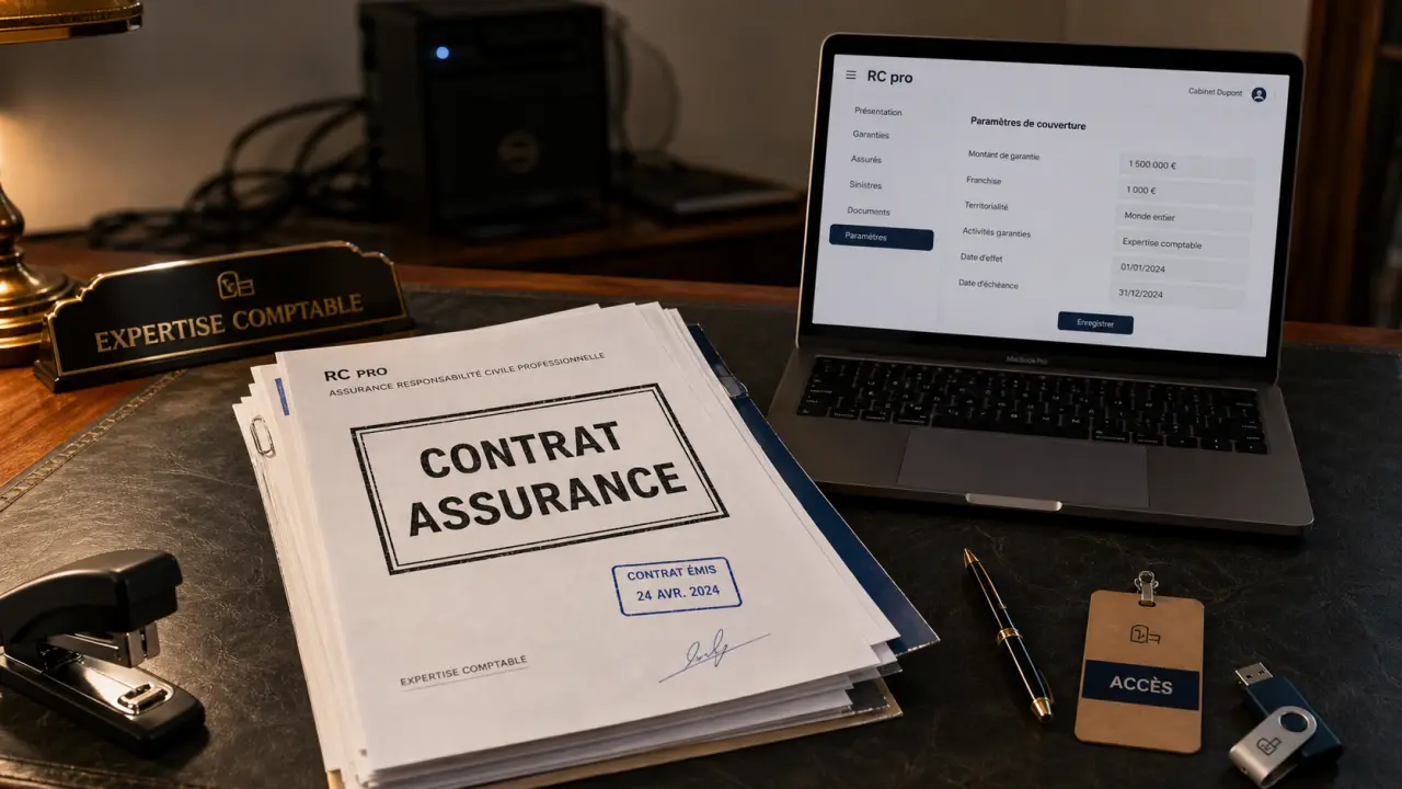 Assurance expert comptable RC pro et cyber : garanties à vérifier