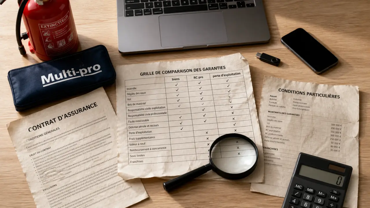 Assurance multi pro : vérification des garanties et des trous de couverture