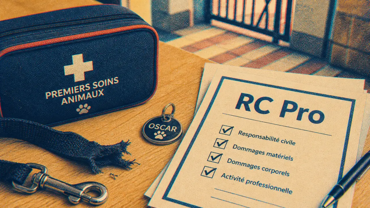 Assurance professionnelle garde d animaux : morsure, fugue, dégâts, trousse de premiers soins