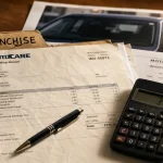 Comptabilisation franchise assurance véhicule, compte 7587