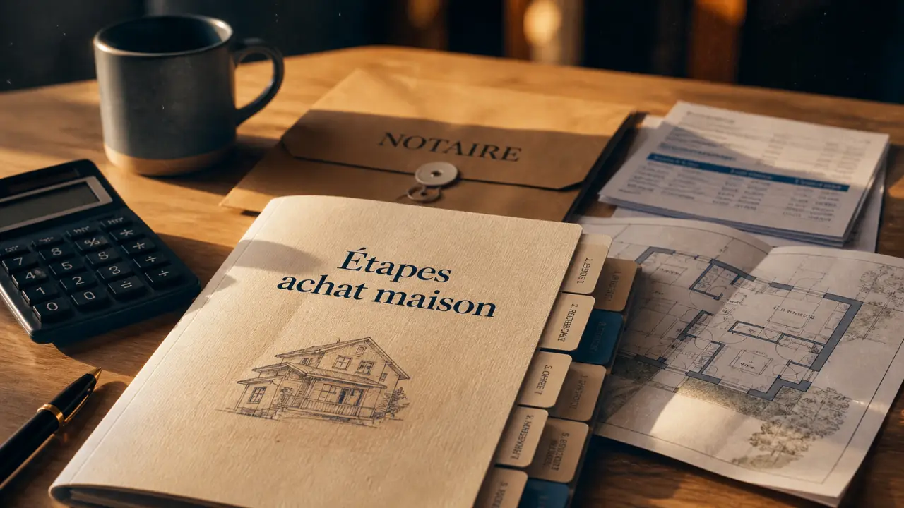 Étapes achat maison : budget, compromis et délai de 10 jours