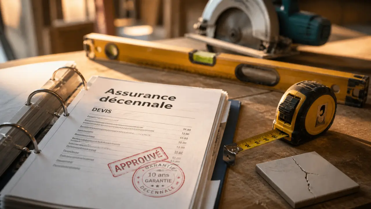 Prix assurance décennale auto entrepreneur : devis sur chantier