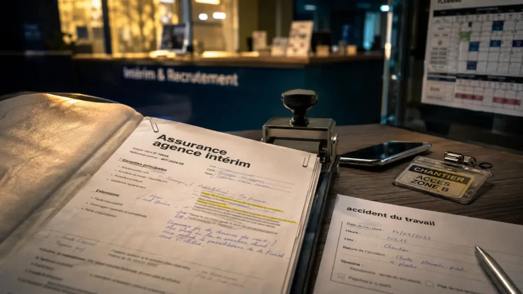 Assurance agence intérim : qui couvre quoi avant, pendant et entre deux missions ?