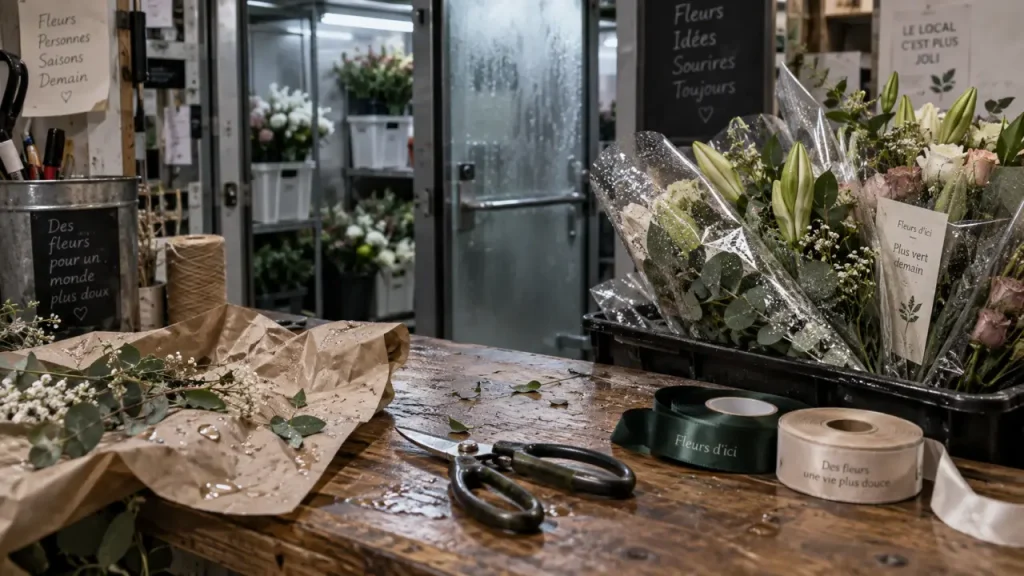 Assurance fleuriste local : dégât des eaux dans une boutique de fleurs