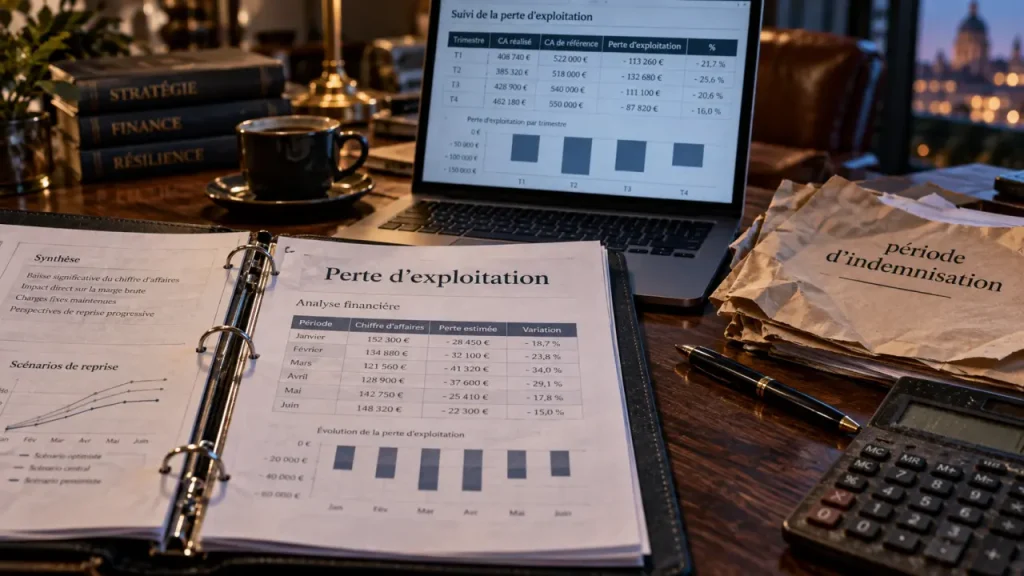 Assurance perte d’exploitation : évaluer le manque à gagner après un sinistre