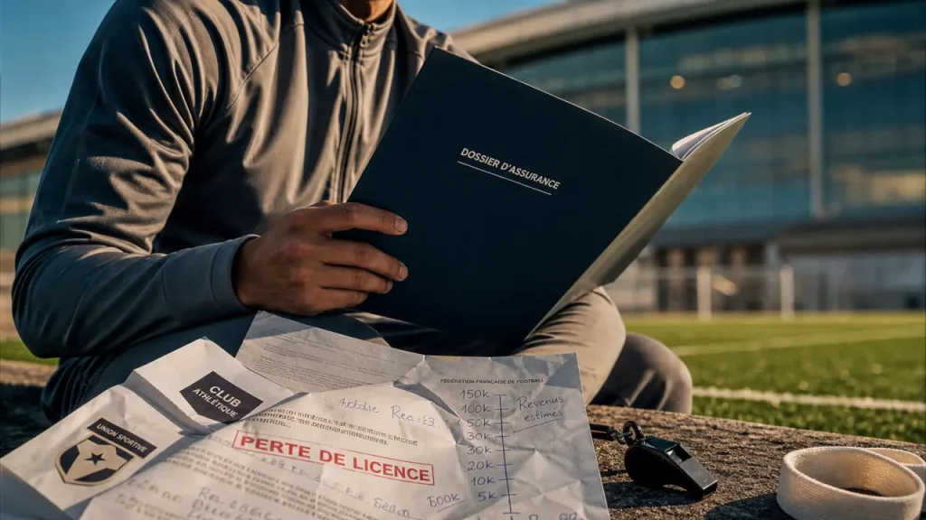 Assurance sportif professionnel : perte de licence et arrêt, protection des revenus