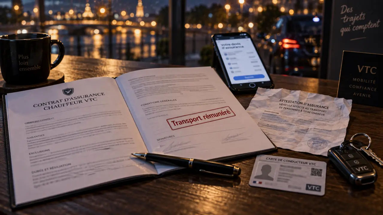 Assurance vtc et transport rémunéré : éviter une immobilisation