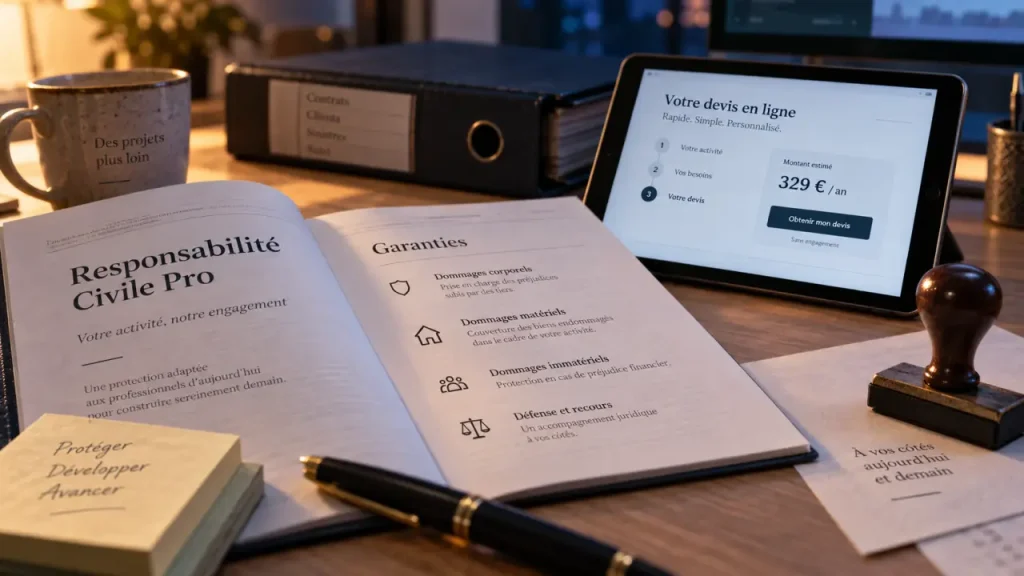RC Pro en ligne : garanties à vérifier avant de signer