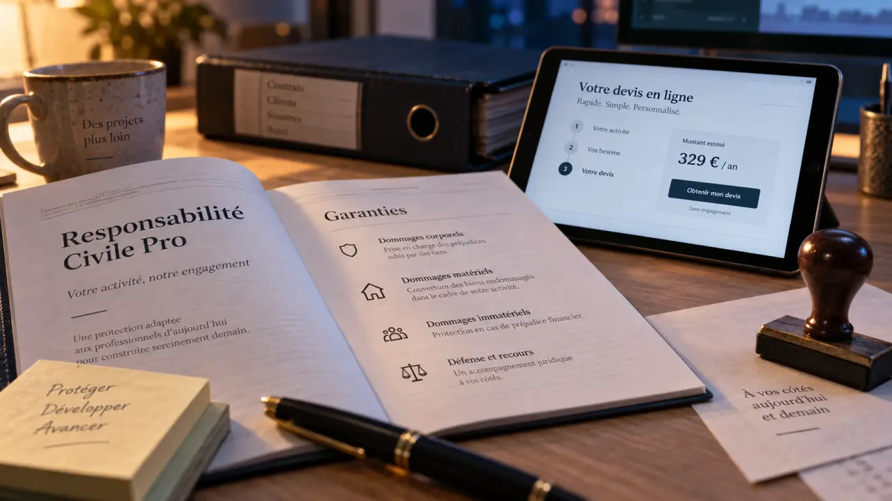 RC Pro en ligne : garanties à vérifier avant de signer