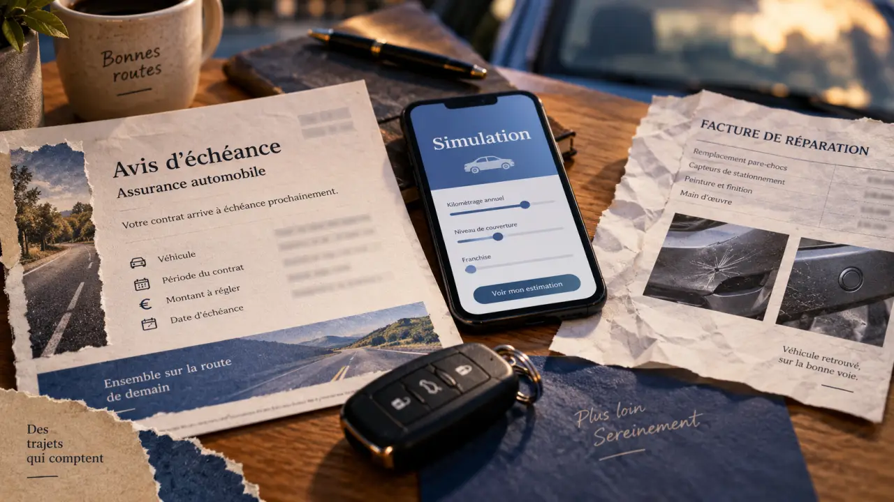 Augmentation assurance auto 2025 : sinistres et réparations font grimper la prime